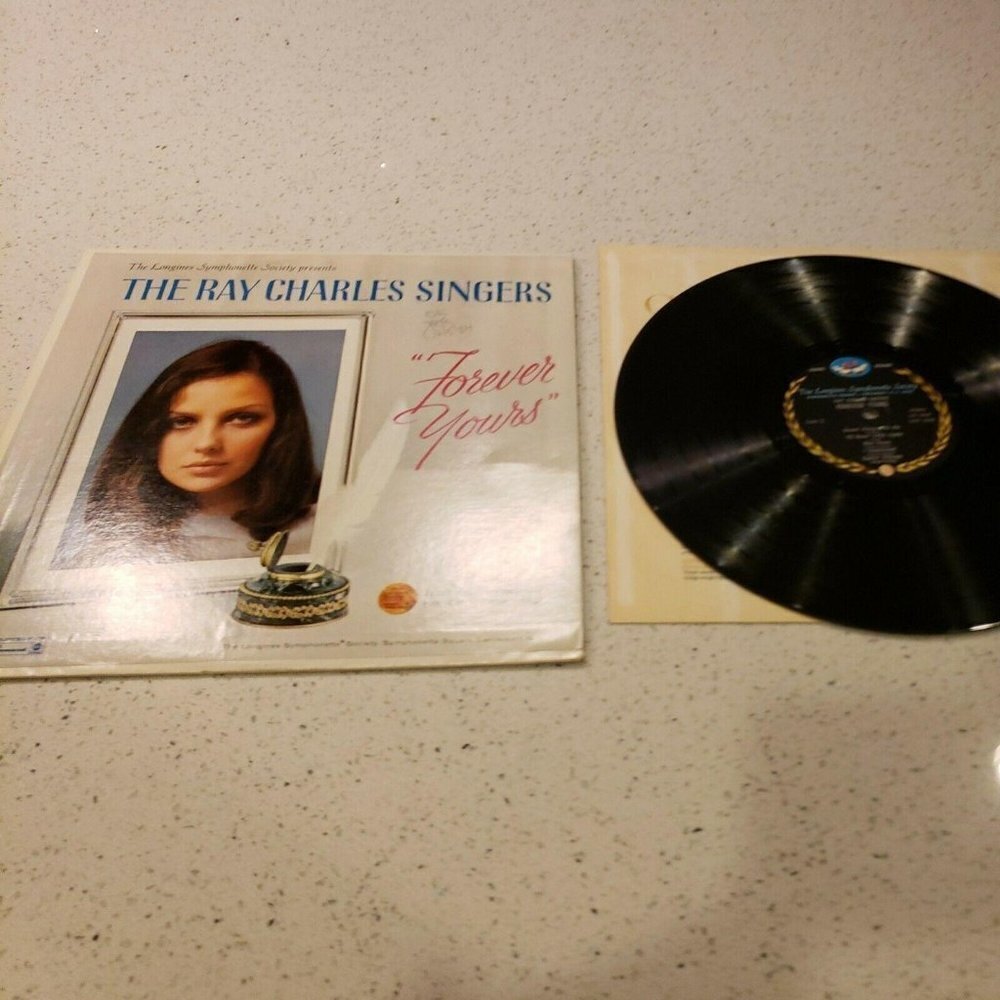THE RAY CHARLES SINGERS FOREVER YOURS LONGINES SYMPHONETTE SOCIETY VINYL Record